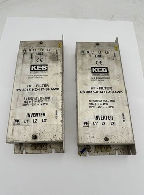 1pc x KEB HF-FILTER INVERTER RS 3015-KD4 IT-SHAWK 3x500V AC/