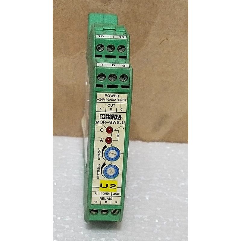 Phoenix Contact MCR-SWS/U 阈值开关转换器 24V 控制器发射器