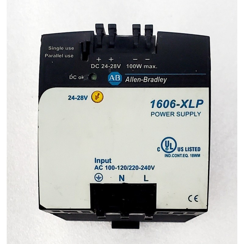 ALLEN-BRADLEY 1606-XLP100E/A POWER SUPPLY 120/240VAC 24VDC 1