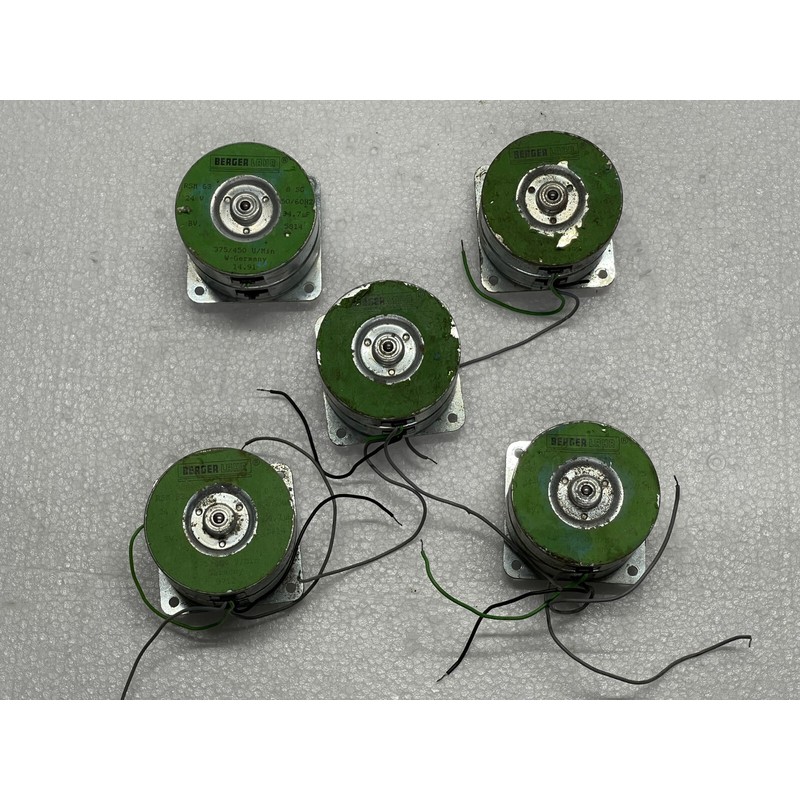 5Qty Of Berger Lahr RSM63 24V 8 SG 50/60HZ 34.7uf 5814