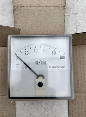 SOCOMEC 155V INDICATEUR DE VITESSE 0-100 m/min