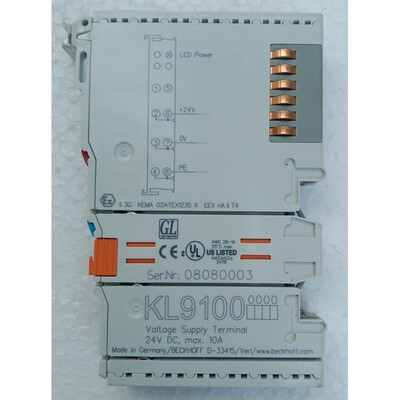 Terminal De Suministro De Voltaje BECKHOFF KL9100