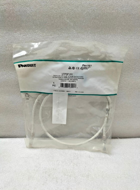 PANDUIT UTPSP1MY 贴片线 TX6 PLUS UTP RJ45 至 RJ45 CAT6 级 E