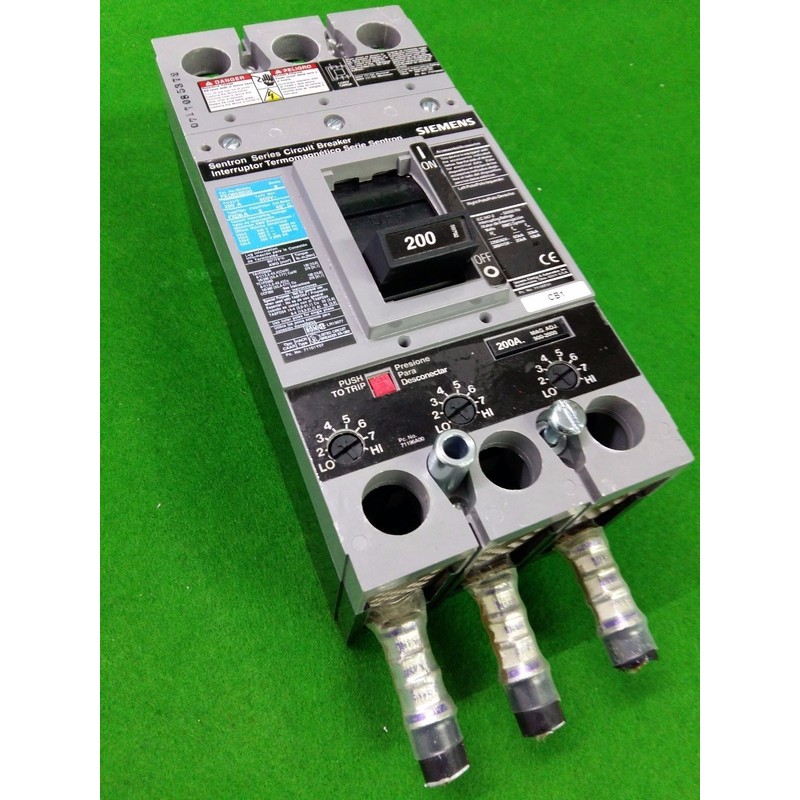 西门子 FXD63B200 200AMP 3POLES 主断路器,二手