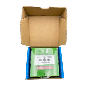 NEUTRONIC 4711V3C DECLENCHEUR MANUEL 2 CONTACTS VERT+CAPOT x