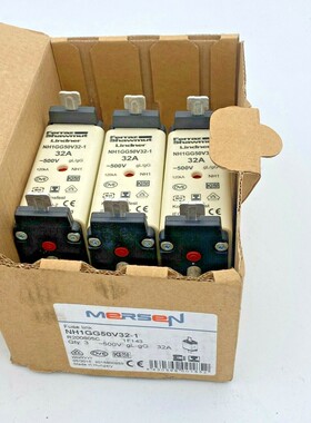 6pc x Mersen NH-Sicherungseinsatz SG Gr.1 gG 32A/500V KM NH1