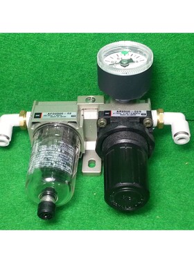 SMC AFD2000-02,AR2000-02G 空气过滤器/模块化风格调节器,二手