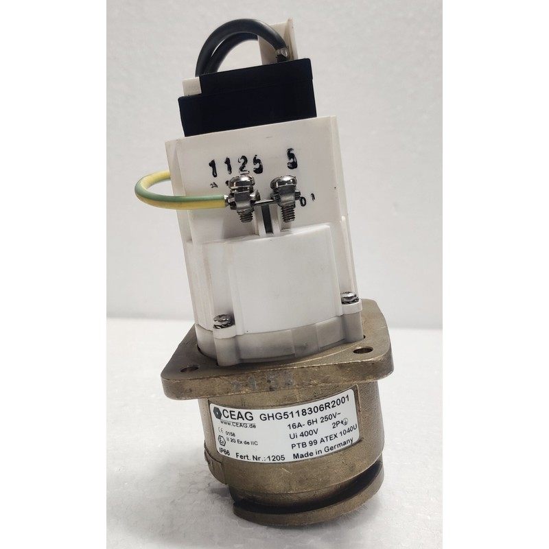 CEAG GHG5118306R2001 16a-6h 250V ~ Ui400v PTB99 Atex 1040U
