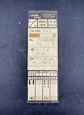 CAMILLE BAUER SINEAX I503 TYP 503-311D 0 TRANSMITTER