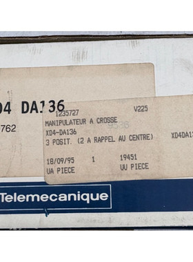 SCHNEIDER ELECTRIC XD4DA136 060762 MANIPULATEURA CROSSE x1