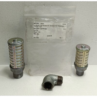 Menge 2 SMC Schalld?mpfer AN600-10 & AN500-06 + Ellenbogen P