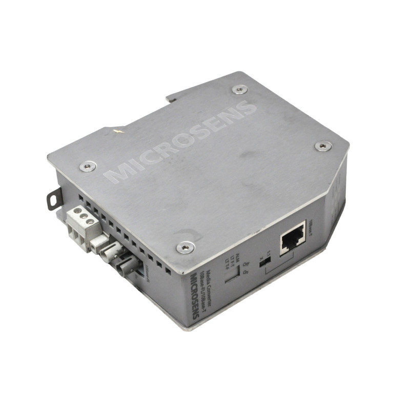 MICROSENS industrial converter 10BaseFL/TP 850nm ST 300mA 10