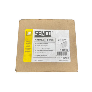 SENCO A05BBA 8mm AGRAFES ELECTROZINGUEES 28000pcs x1pc