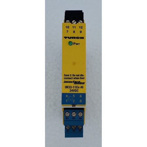 NEW WITHOUT BOX TURCK IM33-11EX-HI/24VDC ANALOGUE DATA TRANS