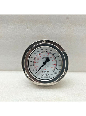 DIVEX 19.01525.1-05 压力计 0-100 BAR / 0-1500 PSI