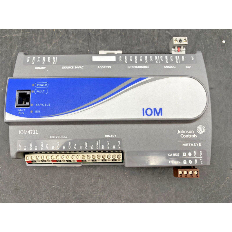 JOHNSON CONTROLS METASYS IOM IOM4711 MS-IOM4711-0 NETWORK CO