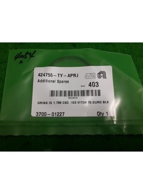 AMAT 3700-01227 Oring ID 1.799 CSD 103 VITON 75 DURO BLK,全