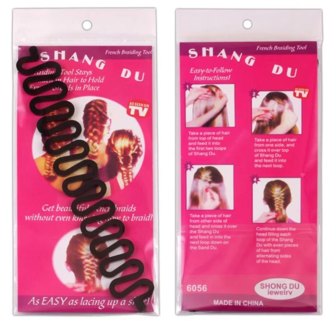 鱼骨波浪编发器蜈蚣辫盘发器麻花辫器造型工具厂家直销卷发辫子