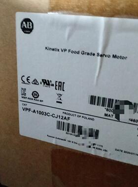 VPF-A1003C-CJ12AF 罗克韦尔食品级伺服电机 工控配件议价维修