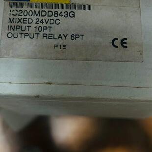 IC200MDD843G GE FANUC PLC 混合24VDC输入输模块议价维修