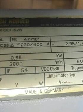 KOD 526 电机 GEORGII KOBOLD 工控自动化配件议价维修