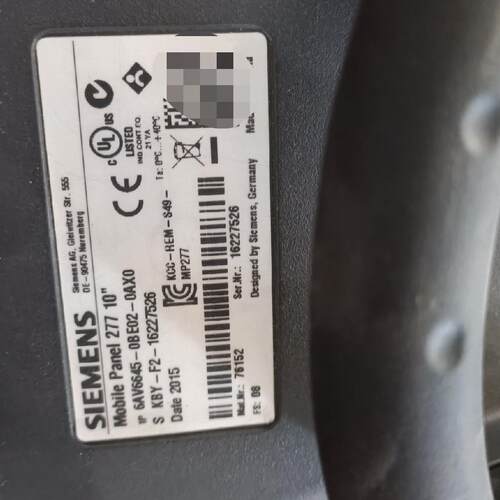 6AV6645-0BE02-0AX0 277 10英寸移动面板 工业触控屏议价维修