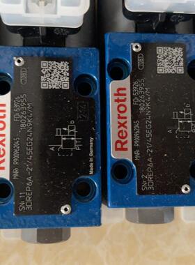 3DREP6A-2X/45EG24N9K4/M Rexroth液压工业工控控制阀议价维修