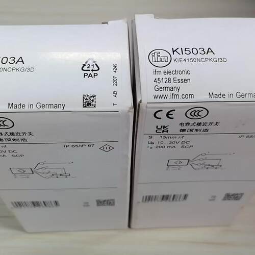 KI503A 电容式接近开关 易福门IFM工控自动化传感元器件议价维修