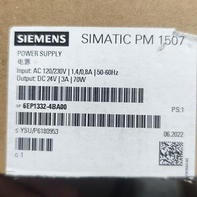 6EP1332-4BA00 电源模块 SIMATIC PM1507 DC24V 工业电源议价维修
