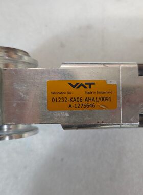 01232-KA06-AHA1/0091 VAT角阀 工业真空控制阀议价维修