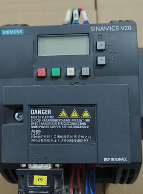 6SL3210-5BE24-0UV0 变频器 SINAMICS V20 BOP接口议价维修