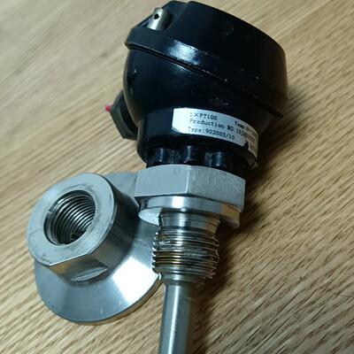 902003/10 温度传感器 1XPT100 久茂JUMO 0℃~100℃议价维修