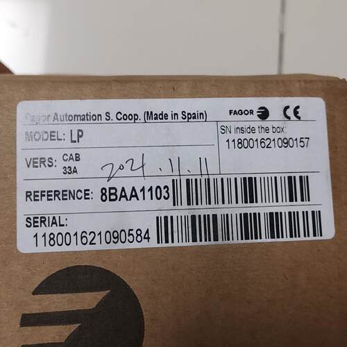 LP 33A 8BAA1103 FAGOR 工控自动化配件议价维修