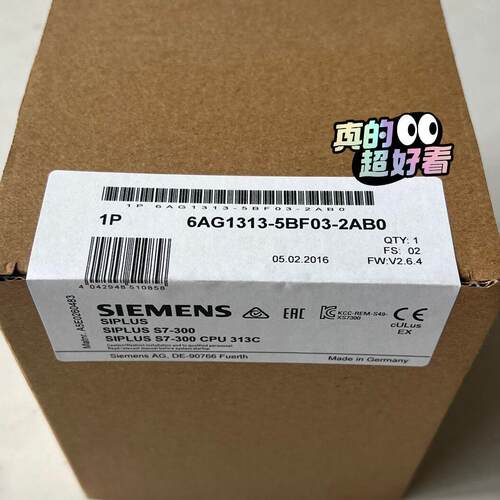 6AG1313-5BF03-2AB0 SIPLUS S7-300 CPU 313C 工控模块议价维修