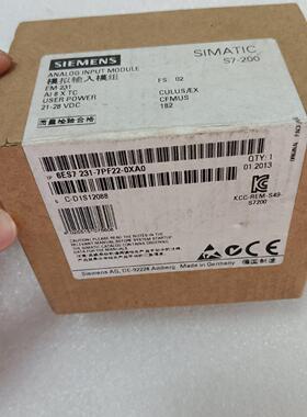 6ES7 231-7PF22-0XA0 工控模拟量输入模块 EM231 AI 8*TC议价维修