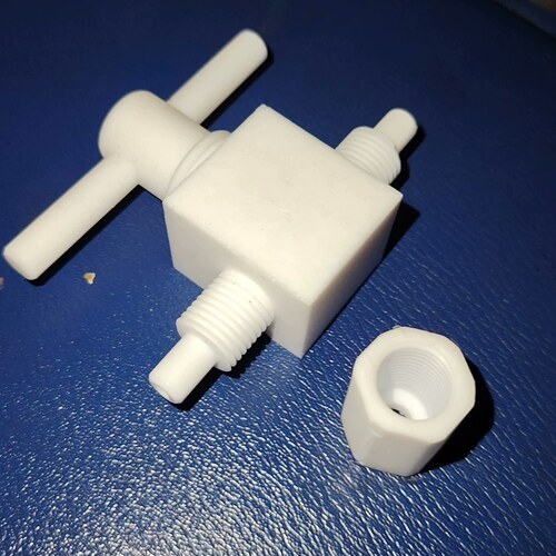 PTFE PFA手阀 耐腐工业阀门 实验流体控制阀议价维修