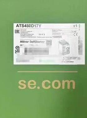 ATS480D17Y 软起动器 工业工控电机启动控制配件议价维修