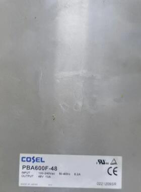 PBA600F-48 工业开关电源 科索COSEL 48V13A议价维修
