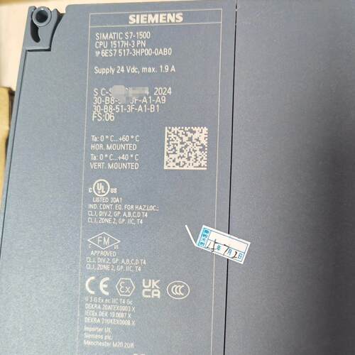 6ES7 517-3HP00-0AB0 工控PLC CPU模块 充新裸机议价维修