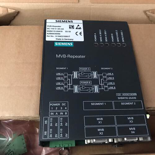 9AB4110-2AA10 MVB-R 转换器 工控自动化通讯配件议价维修