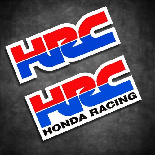 HRC个性创意赛车游戏贴纸防水贴