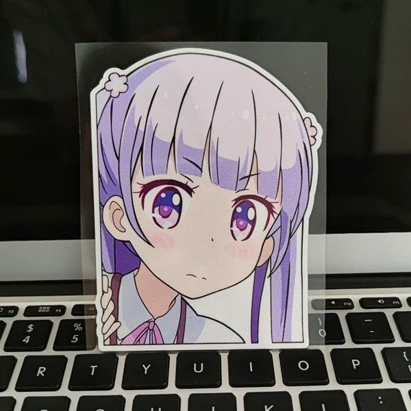 萌少女JDM卡通动漫电动车装饰贴