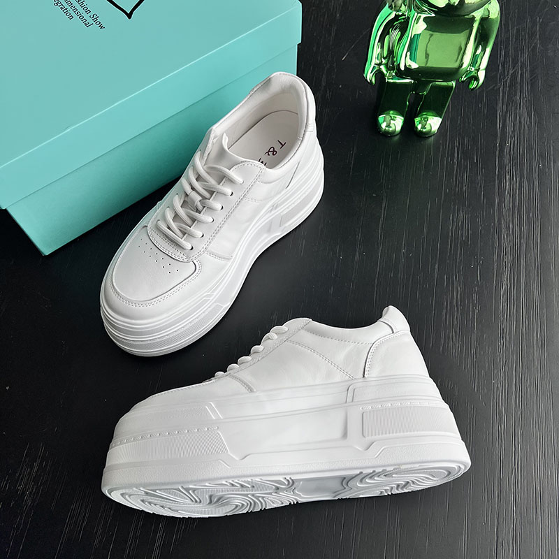 T31厚底增高8CM小白鞋