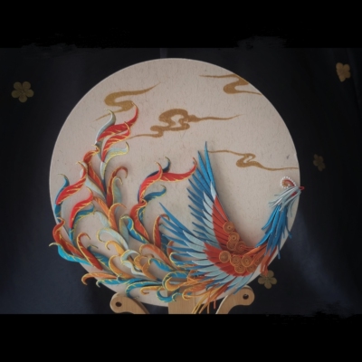 缠花材料丝绒线岚尚宫山海经团扇