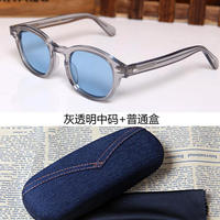 MOSCOT LEMTOSH blue sunglasses for men and women, round frame sunglasses, myopia full-frame glasses, trendy thumbnail 2