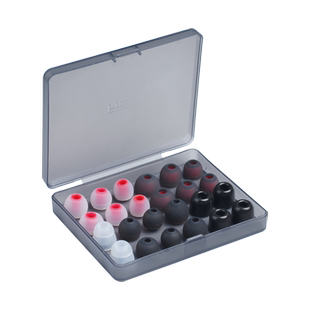 FiiO/飞傲HS19硅胶耳塞套人声低频套双节记忆海绵C套T400液态HS20