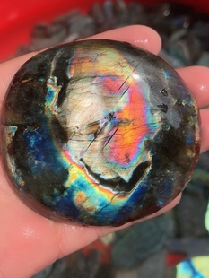 拉长石吊坠云朵银镶嵌芬兰矿黑体灰月光紫彩蓝绿金黄绿色不规则形