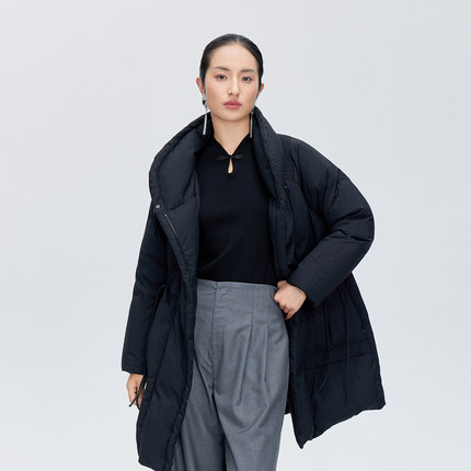 【直播】艾莱依商场同款立领羽绒服女冬季时尚爆款设计感气质外套
