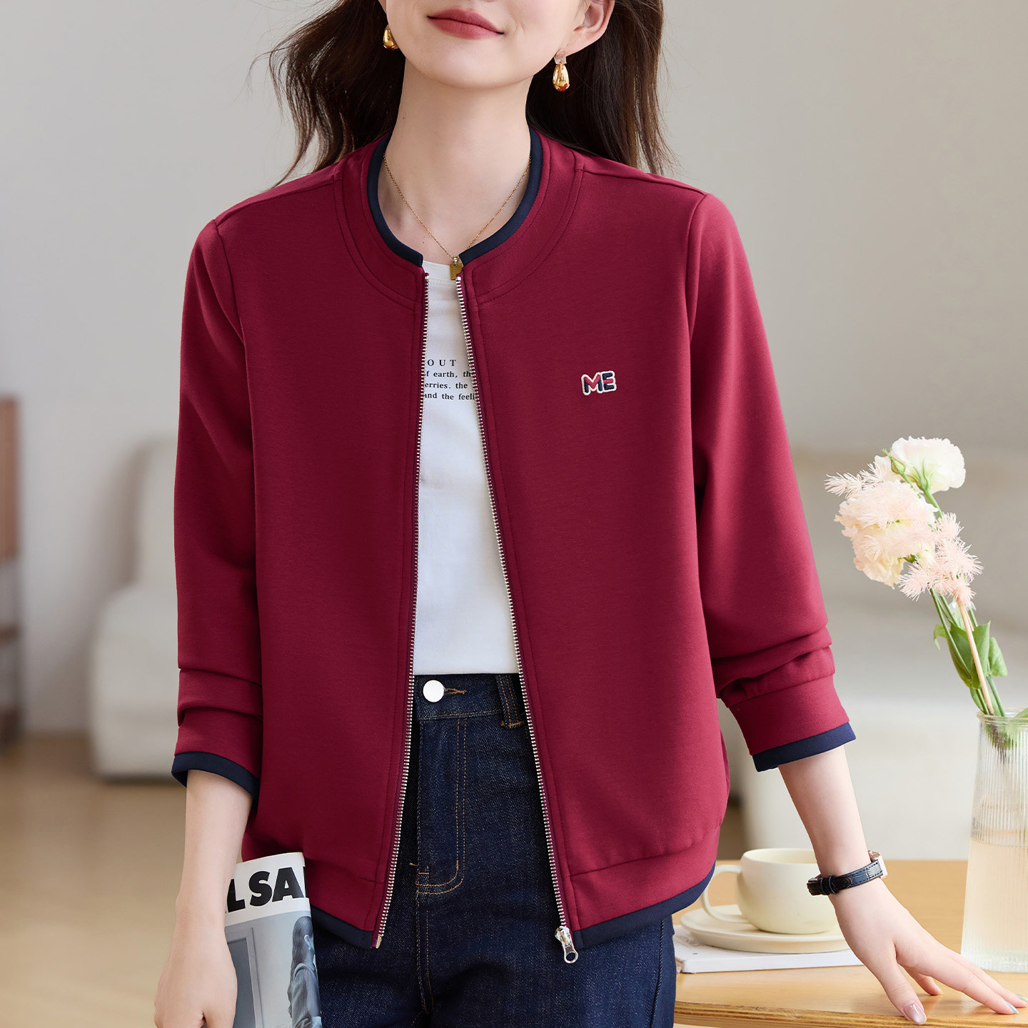 棒球服外套女春季休闲百搭上衣