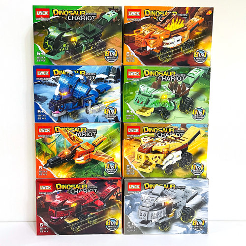 乐玩60217恐龙战车积木翼龙三角